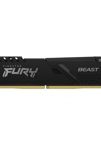 Память DDR4 16Gb 2666MHz Kingston KF426C16BB1/16 Fury Beast Black RTL Gaming PC4-21300 CL16 DIMM 288-pin 1.2В dual rank с радиатором Ret