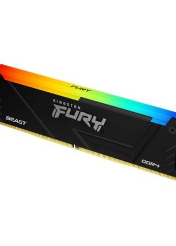 Память DDR4 16GB 2666MHz Kingston KF426C16BB12A/16 Fury Beast RGB RTL Gaming PC4-21300 CL16 DIMM 288-pin 1.2В dual rank с радиатором Ret