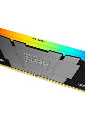 Память DDR4 16GB 3200MHz Kingston KF432C16RB12A/16 Fury Renegade RGB RTL Gaming PC4-25600 CL16 DIMM 288-pin 1.35В dual rank с радиатором Ret