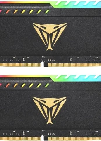 Память DDR4 2x16Gb 3200MHz Patriot PVSR432G320C8K Viper Steel RGB RTL Gaming PC4-25600 CL18 DIMM 288-pin 1.35В dual rank с радиатором Ret