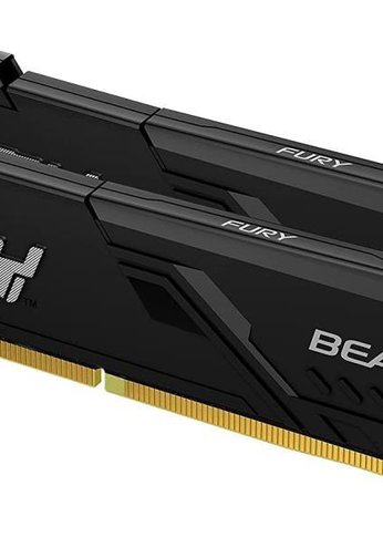 Память DDR4 2x16Gb 3600MHz Kingston KF436C18BBK2/32 Fury Beast Black RTL Gaming PC4-28800 CL18 DIMM 288-pin 1.35В single rank с радиатором Ret