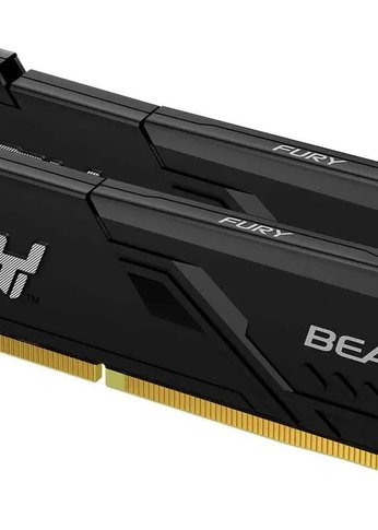 Память DDR4 2x16Gb 3600MHz Kingston KF436C18BBK2/32 Fury Beast Black RTL Gaming PC4-28800 CL18 DIMM 288-pin 1.35В single rank с радиатором Ret