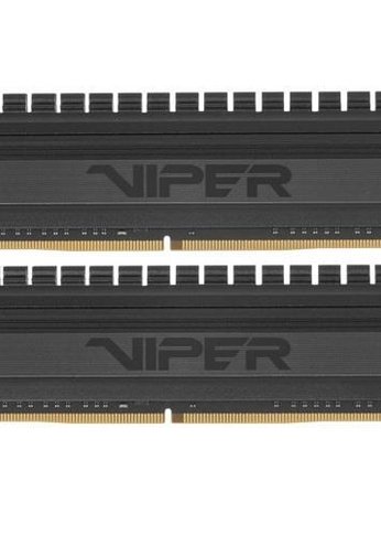 Память DDR4 2x16Gb 3600MHz Patriot PVB432G360C8K Viper 4 Blackout RTL Gaming PC4-28800 CL18 DIMM 288-pin 1.35В с радиатором Ret