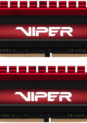 Память DDR4 2x32Gb 3200MHz Patriot PV464G320C6K Viper 4 RTL PC4-25600 CL16 DIMM 288-pin 1.35В с радиатором Ret