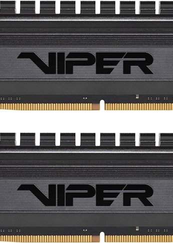 Память DDR4 2x4Gb 3000MHz Patriot PVB48G300C6K Viper 4 Blackout RTL Gaming PC4-24000 CL16 DIMM 288-pin 1.35В dual rank с радиатором Ret