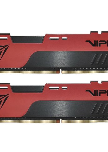 Память DDR4 2x8Gb 3200MHz Patriot PVE2416G320C8K Viper Elite II RTL Gaming PC4-25600 CL18 DIMM 288-pin 1.35В kit Intel с радиатором Ret