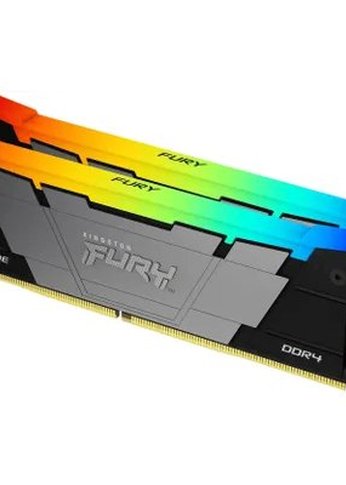 Память DDR4 2x8GB 3600MHz Kingston KF436C16RB2AK2/16 Fury Renegade RGB RTL Gaming PC4-28800 CL16 DIMM 288-pin 1.35В kit dual rank с радиатором Ret