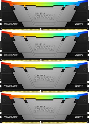 Память DDR4 4x8Gb 3600MHz Kingston KF436C16RB2AK4/32 FURY Renegade RGB PC4-28800 288-pin