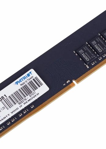 Память DDR4 8Gb 3200MHz Patriot PSD48G320081 Signature RTL Gaming PC4-25600 CL22 DIMM 288-pin 1.2В single rank Ret