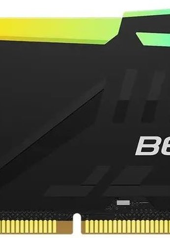 Память DDR5 16Gb 5600MHz Kingston KF556C36BBEA-16 Fury Beast Black Expo RGb RTL Gaming PC5-44800 CL36 DIMM 288-pin 1.25В kit single rank с радиатором