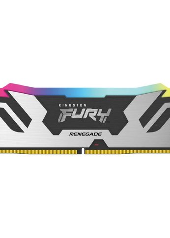 Память DDR5 16Gb 6400MHz Kingston Fury Множитель частоты шины 32 1.4 В RGb черный