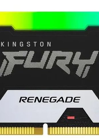 Память DDR5 16GB 7200MHz Kingston KF572C38RSA-16 Fury Renegade Black RGB RTL Gaming PC5-57600 CL38 DIMM 288-pin 1.45В single rank с радиатором Ret