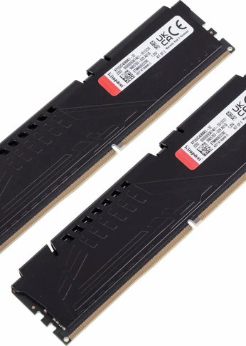 Память DDR5 2x16Gb 5200MHz Kingston KF552C40BBK2-32 Fury Beast RTL Gaming PC5-41600 CL40 DIMM 288-pin 1.25В kit single rank с радиатором Ret