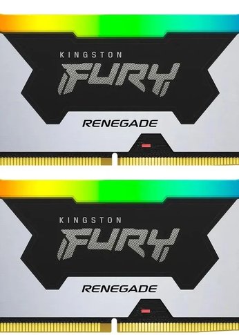 Память DDR5 2x24GB 7200MHz Kingston KF572C38RSAK2-48 Fury Renegade XMP RGB RTL Gaming PC5-57600 CL38 DIMM 288-pin 1.45В kit single rank с радиатором