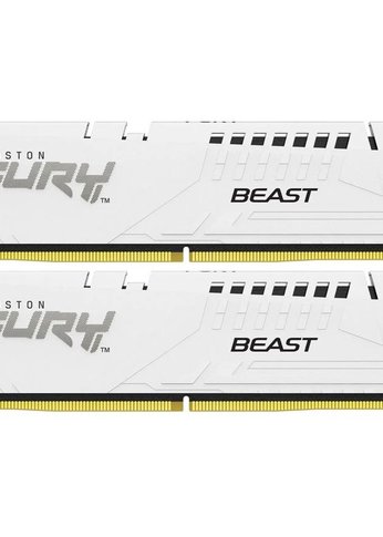 Память DDR5 2x32GB 5200MHz Kingston KF552C40BWK2-64 FURY Beast White XMP PC5-41600 CL40 288-pin
