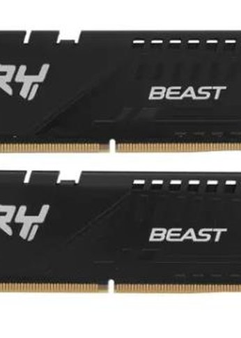 Память DDR5 2x32Gb 5600MHz Kingston KF556C40BBK2-64 Fury Beast RTL PC5-44800 CL40 DIMM 288-pin 1.25В dual rank с радиатором Ret