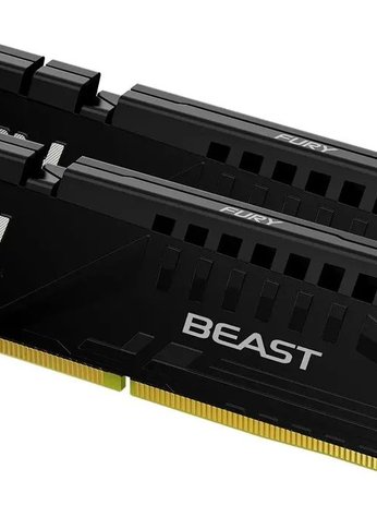 Память DDR5 2x32Gb 5600MHz Kingston KF556C40BBK2-64 Fury Beast RTL PC5-44800 CL40 DIMM 288-pin 1.25В dual rank с радиатором Ret