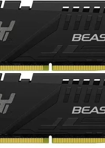 Память DDR5 2x8Gb 5600MHz Kingston KF556C36BBEK2-16 Fury Beast Black RTL Gaming PC5-44800 CL36 288-pin 1.25В single rank с радиатором Ret