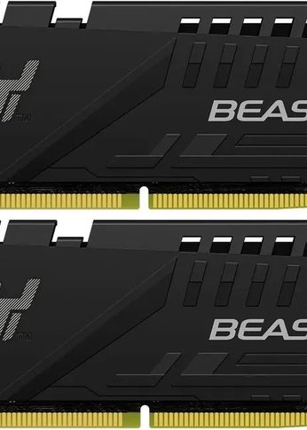 Память DDR5 2x8Gb 5600MHz Kingston KF556C40BBK2-16 Fury Beast RTL Gaming PC5-44800 CL40 DIMM 288-pin 1.25В single rank с радиатором Ret