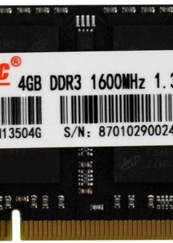 Память SO-DIMM DDR3L 4Gb 1600MHz Kingspec KS1600D3N13504G RTL PC3-12800 CL11 204-pin 1.35В Ret