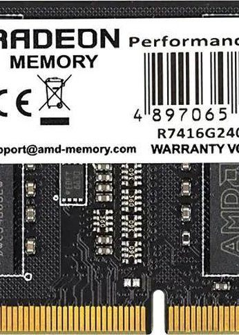 Память SO-DIMM DDR4 16Gb 2400MHz AMD R7416G2400S2S-UO Radeon R7 Performance Series OEM PC4-19200 CL16 260-pin 1.2В OEM