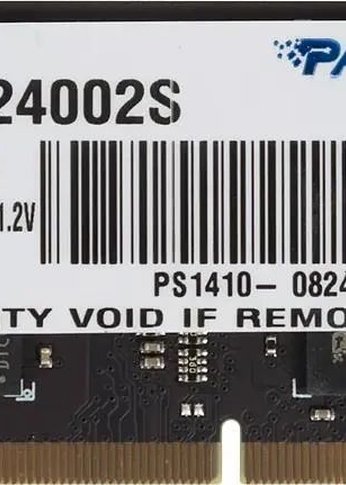 Память SO-DIMM DDR4 16Gb 2400MHz Patriot PSD416G24002S RTL PC4-19200 CL17 260-pin 1.2В dual rank Ret