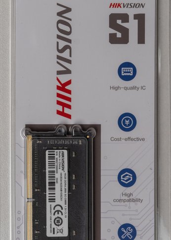 Память SO-DIMM DDR4 16Gb 2666MHz Hikvision HKED4162DAB1D0ZA1/16G RTL PC4-21300 CL19 260-pin 1.2В Ret