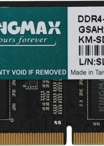 Память SO-DIMM DDR4 16Gb 2666MHz Kingmax KM-SD4-2666-16GS RTL PC4-21300 CL19 260-pin 1.2В dual rank Ret