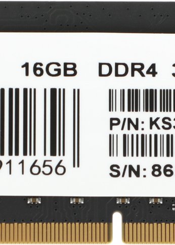 Память SO-DIMM DDR4 16Gb 3200MHz Kingspec KS3200D4N12016G RTL PC4-25600 CL17 260-pin 1.35В