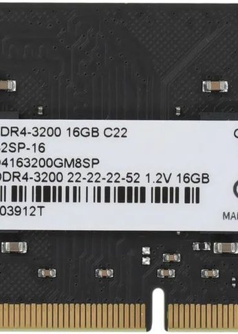 Память SO-DIMM DDR4 16Gb 3200MHz Netac NTBSD4N32SP-16 Basic RTL PC4-25600 CL22 260-pin 1.2В single rank