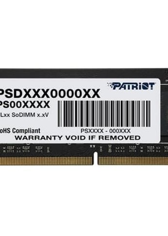 Память SO-DIMM DDR4 16Gb 3200MHz Patriot PSD416G320081S Signature RTL PC4-25600 CL22 260-pin 1.2В single rank Ret