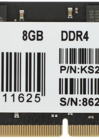 Память SO-DIMM DDR4 8Gb 2666MHz Kingspec KS2666D4N12008G RTL PC4-21300 260-pin 1.2В Ret