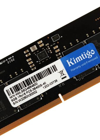 Память SO-DIMM DDR5 8Gb 4800MHz Kimtigo KMLS8G4664800 RTL PC5-38400 262-pin Ret