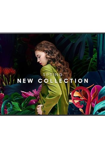 Панель Samsung 65" QB65C черный VA LED 8ms 16:9 DVI HDMI M/M матовая 4000:1 350cd 178гр/178гр 3840x2160 DP RCA Да 4K USB 18.1кг