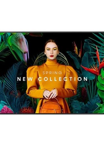 Панель Samsung 65" QM65C черный E-LED BLU LED 8ms 16:9 HDMI M/M матовая 500cd 178гр/178гр 3840x2160 4K USB 24.9кг