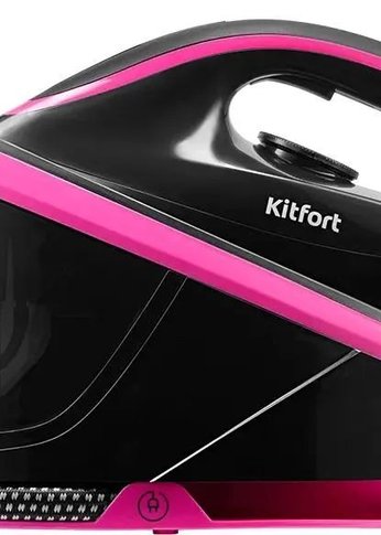 Парогенератор Kitfort КТ-9318 2400Вт черный/розовый