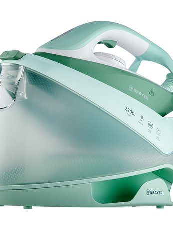 Паровая станция Brayer BR4154 2200Вт зеленый