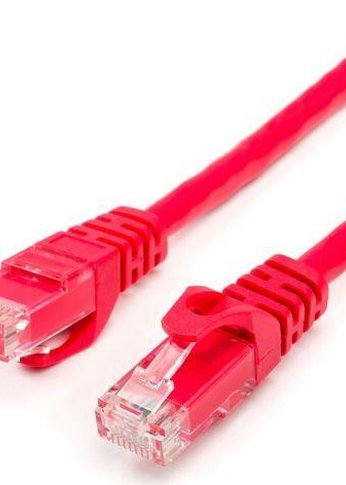 Патч-корд Atcom cat6 UTP 2M RED AT9215