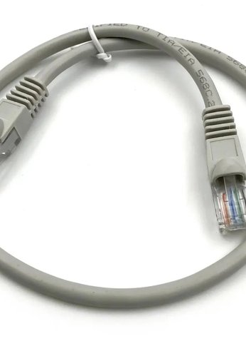 Патч-корд Buro UTP 4 пары cat5E CCA molded 0.5м серый RJ-45 (m)-RJ-45 (m)