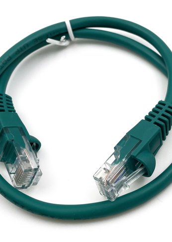 Патч-корд Buro UTP 4 пары cat5E CCA molded 0.5м зеленый RJ-45 (m)-RJ-45 (m)