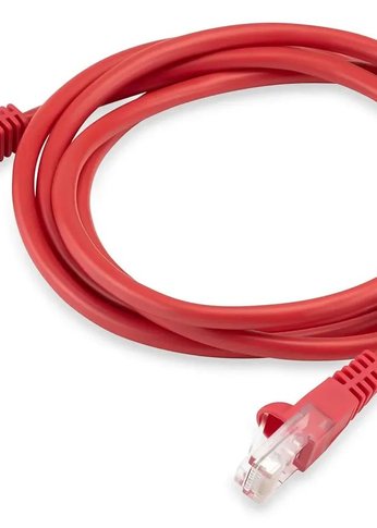 Патч-корд Buro UTP 4 пары cat5E CCA molded 1.5м красный RJ-45 (m)-RJ-45 (m)