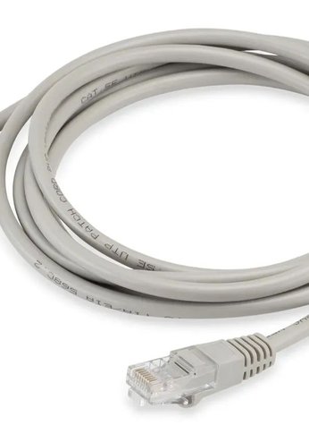 Патч-корд Buro UTP 4 пары cat5E CCA molded 2м серый RJ-45 (m)-RJ-45 (m)