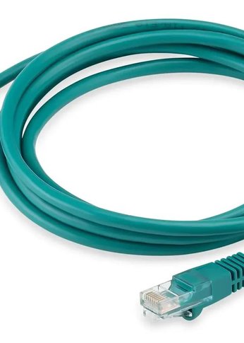 Патч-корд Buro UTP 4 пары cat5E CCA molded 2м зеленый RJ-45 (m)-RJ-45 (m)