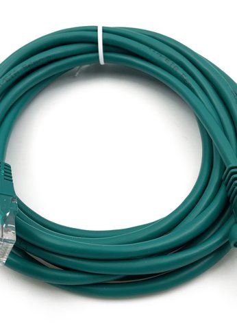 Патч-корд Buro UTP 4 пары cat5E CCA molded 3м зеленый RJ-45 (m)-RJ-45 (m)