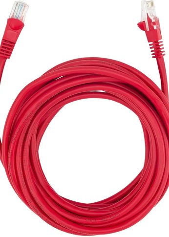 Патч-корд Buro UTP 4 пары cat5E CCA molded 5м красный RJ-45 (m)-RJ-45 (m)