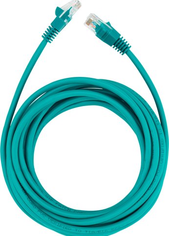 Патч-корд Buro UTP 4 пары cat5E CCA molded 5м зеленый RJ-45 (m)-RJ-45 (m)