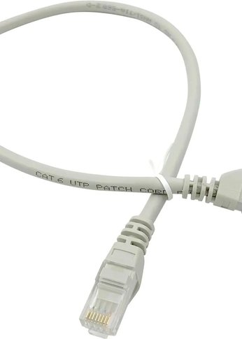 Патч-корд Buro UTP 4 пары cat6 CCA molded 0.5м серый RJ-45 (m)-RJ-45 (m)