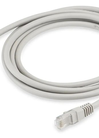 Патч-корд Buro UTP 4 пары cat6 CCA molded 2м серый RJ-45 (m)-RJ-45 (m)