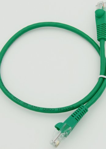 Патч-корд cat5E molded 0.5м зеленый RJ-45 (m)-RJ-45 (m)