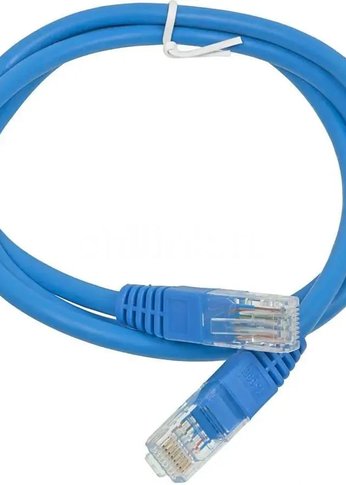 Патч-корд cat5E molded 1м синий RJ-45 (m)-RJ-45 (m)